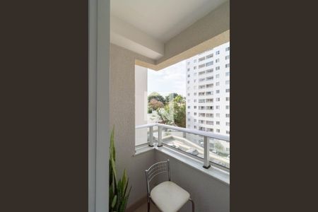 Varanda da sala  de apartamento à venda com 2 quartos, 56m² em Planalto, Belo Horizonte