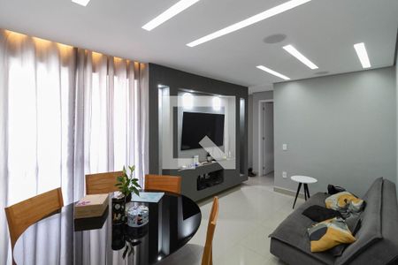 Sala  de apartamento à venda com 2 quartos, 56m² em Planalto, Belo Horizonte