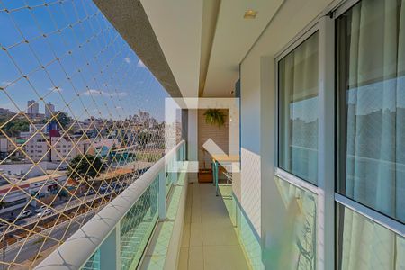 Varanda da Sala de apartamento à venda com 4 quartos, 115m² em Ipiranga, Belo Horizonte