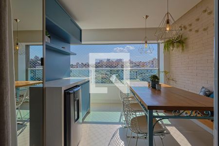 Varanda da Sala de apartamento à venda com 4 quartos, 115m² em Ipiranga, Belo Horizonte