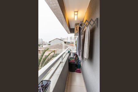 Varanda do Quarto 1 de apartamento para alugar com 2 quartos, 54m² em Jardim, Santo André