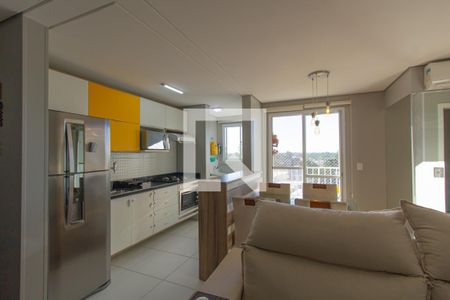 Sala de apartamento à venda com 2 quartos, 56m² em Fátima, Canoas