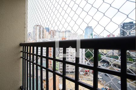 Varanda da Sala de apartamento para alugar com 2 quartos, 46m² em Bela Vista, São Paulo