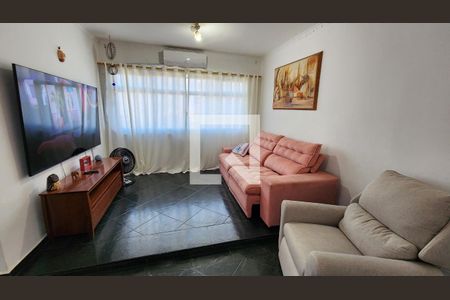 Detalhe Sala de apartamento para alugar com 2 quartos, 89m² em Aparecida, Santos