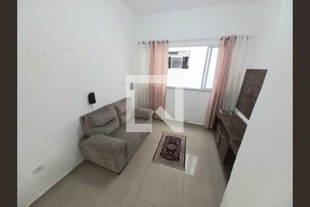 Sala de apartamento para alugar com 2 quartos, 60m² em Centro, São Vicente