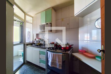 Cozinha de apartamento à venda com 2 quartos, 50m² em Nova Vista, Belo Horizonte