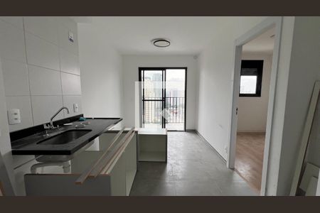 Cozinha de kitnet/studio à venda com 1 quarto, 27m² em Pinheiros, São Paulo