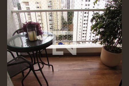 Varanda da Sala de apartamento para alugar com 2 quartos, 48m² em Super Quadra Morumbi, São Paulo