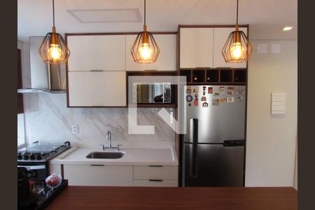 Cozinha de apartamento à venda com 2 quartos, 48m² em Super Quadra Morumbi, São Paulo