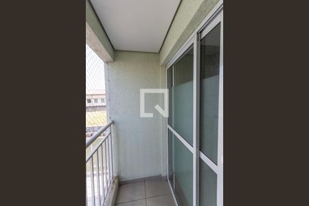 Varanda da Sala de apartamento para alugar com 2 quartos, 53m² em Vila Alto de Santo André, Santo André