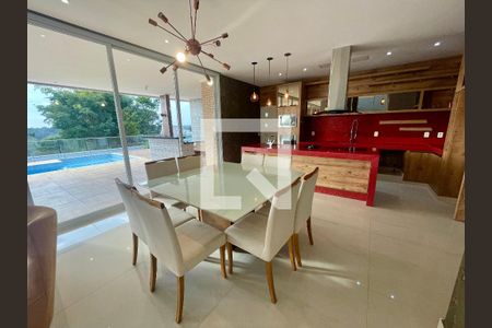 Sala de Jantar de casa de condomínio à venda com 6 quartos, 490m² em Loteamento Portal da Colina, Jundiaí