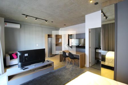 Quarto Suíte de kitnet/studio para alugar com 1 quarto, 43m² em Vila Olímpia, São Paulo