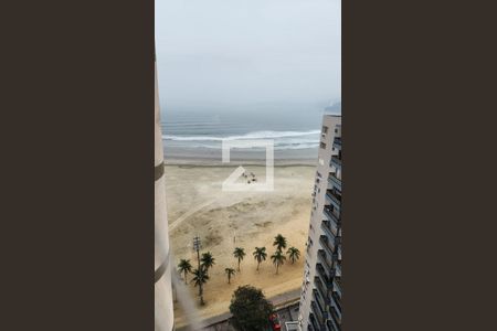 Vista da Sala de apartamento para alugar com 1 quarto, 40m² em José Menino, Santos