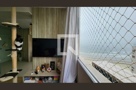 Sala de apartamento para alugar com 1 quarto, 40m² em José Menino, Santos