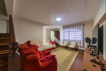 Sala de casa à venda com 3 quartos, 181m² em Parque Marajoara, Santo André