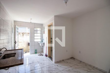 Sala/Cozinha de casa para alugar com 1 quarto, 40m² em Vila Carmosina, São Paulo