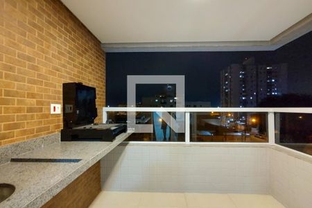 Varanda gourmet de apartamento para alugar com 1 quarto, 48m² em Guilhermina, Praia Grande