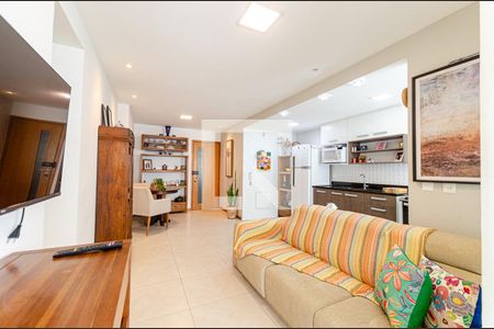 sala de apartamento à venda com 3 quartos, 76m² em Santa Rosa, Niterói