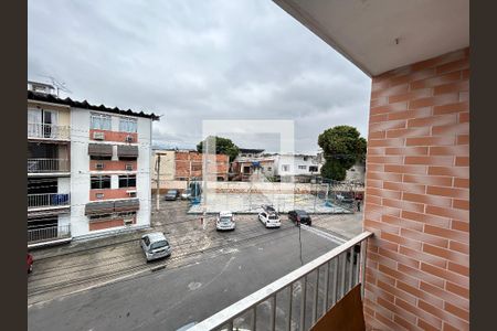 Varanda da sala de apartamento para alugar com 2 quartos, 50m² em Marechal Hermes, Rio de Janeiro