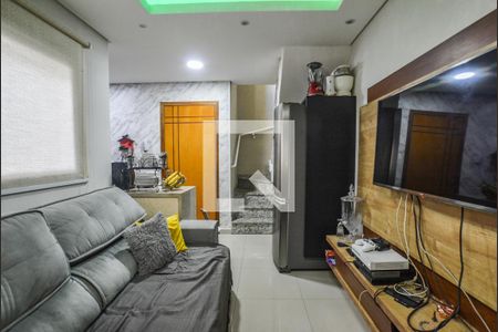 Sala de apartamento à venda com 2 quartos, 99m² em Vila Marina, Santo André