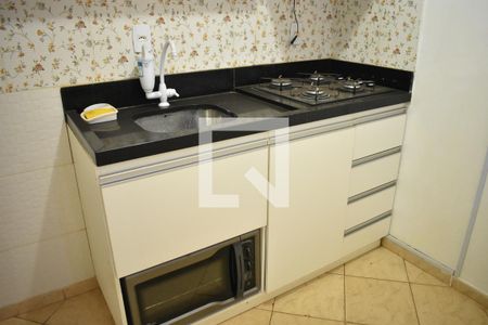 Cozinha - Armários de kitnet/studio para alugar com 1 quarto, 26m² em Setor Habitacional Vicente Pires, Brasília