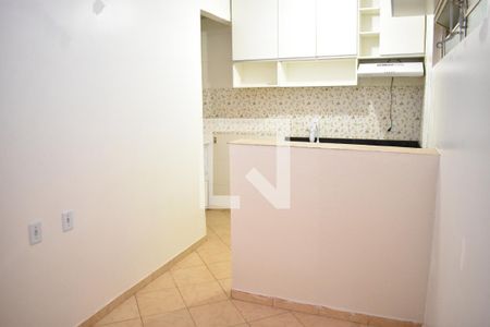Sala/Cozinha de kitnet/studio para alugar com 1 quarto, 26m² em Setor Habitacional Vicente Pires, Brasília