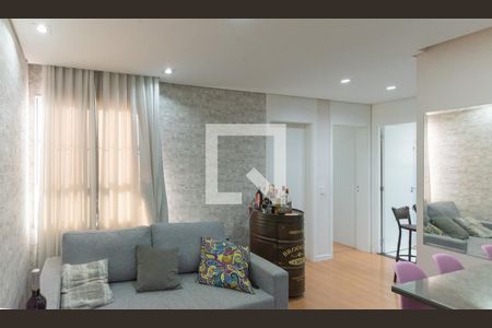 Sala de apartamento para alugar com 2 quartos, 45m² em Jardim do Lago Continuação, Campinas