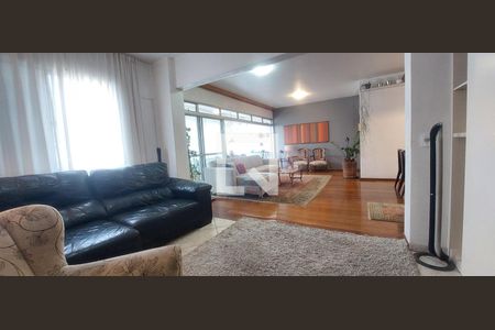 Sala de apartamento à venda com 3 quartos, 160m² em Vila Bastos, Santo André