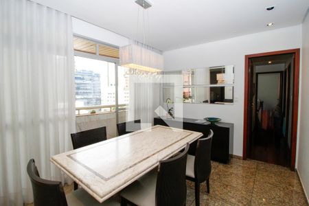 Sala de Jantar de apartamento à venda com 4 quartos, 137m² em Funcionários, Belo Horizonte