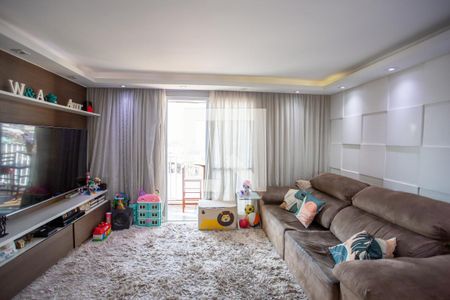 Sala de apartamento à venda com 3 quartos, 72m² em Taboão, Diadema