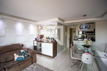 Sala de apartamento à venda com 3 quartos, 72m² em Taboão, Diadema