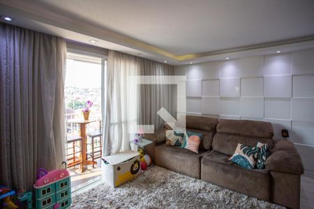 Sala de apartamento à venda com 3 quartos, 72m² em Taboão, Diadema