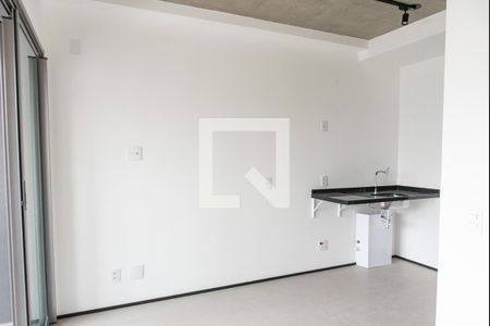 Sala e cozinha de kitnet/studio à venda com 1 quarto, 20m² em Paraíso, São Paulo