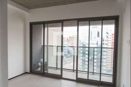 Sala e cozinha de kitnet/studio à venda com 1 quarto, 20m² em Paraíso, São Paulo