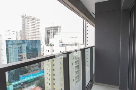 Varanda de kitnet/studio à venda com 1 quarto, 20m² em Paraíso, São Paulo