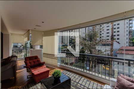 Varanda da Sala de apartamento à venda com 4 quartos, 171m² em Jardim Vila Mariana, São Paulo