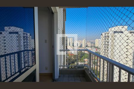 Varanda da Sala de apartamento para alugar com 3 quartos, 81m² em Vila Campo Grande, São Paulo
