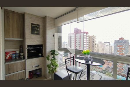Varanda Gourmet de apartamento à venda com 3 quartos, 70m² em Santa Paula, São Caetano do Sul