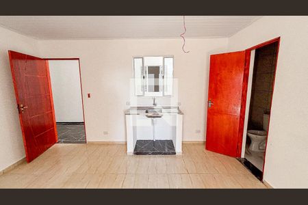 Sala - Sala de Jantar - Cozinha de apartamento para alugar com 2 quartos, 42m² em Cidade São Jorge, Santo André