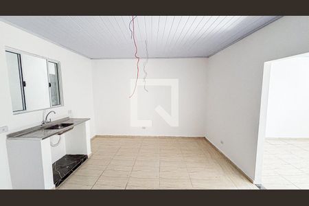 Sala - Sala de Jantar - Cozinha de apartamento para alugar com 2 quartos, 35m² em Cidade São Jorge, Santo André