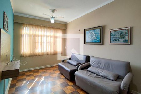 Sala de apartamento para alugar com 1 quarto, 59m² em Canto do Forte, Praia Grande