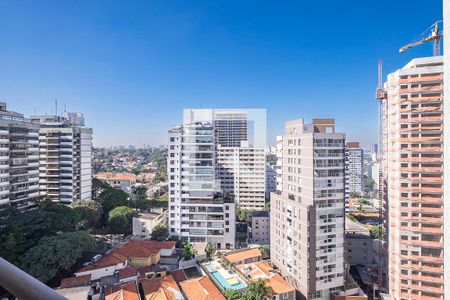 Sala/Cozinha - Vista de apartamento para alugar com 1 quarto, 31m² em Sumaré, São Paulo