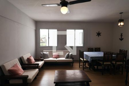 Sala de apartamento para alugar com 2 quartos, 66m² em Praia da Enseada, Guarujá