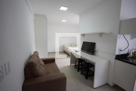 Sala de apartamento para alugar com 1 quarto, 34m² em Jardim Palma Travassos, Ribeirão Preto