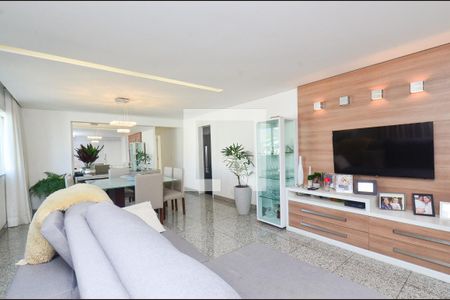 Sala de estar de apartamento à venda com 4 quartos, 140m² em Buritis, Belo Horizonte