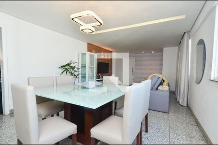 Sala de jantar de apartamento à venda com 4 quartos, 140m² em Buritis, Belo Horizonte