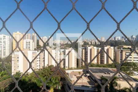 Vista da Sala de apartamento para alugar com 4 quartos, 145m² em Paraíso do Morumbi, São Paulo