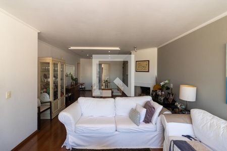Sala de apartamento para alugar com 4 quartos, 145m² em Paraíso do Morumbi, São Paulo