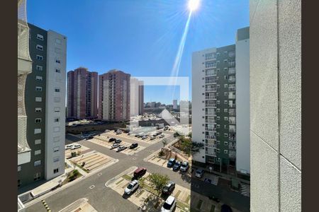 Sacada - vista da sala de apartamento para alugar com 2 quartos, 60m² em Bosque dos Jacarandás, Jundiaí