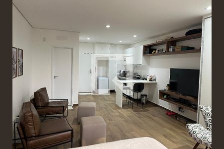 Sala de apartamento para alugar com 1 quarto, 40m² em Vila Romana, São Paulo